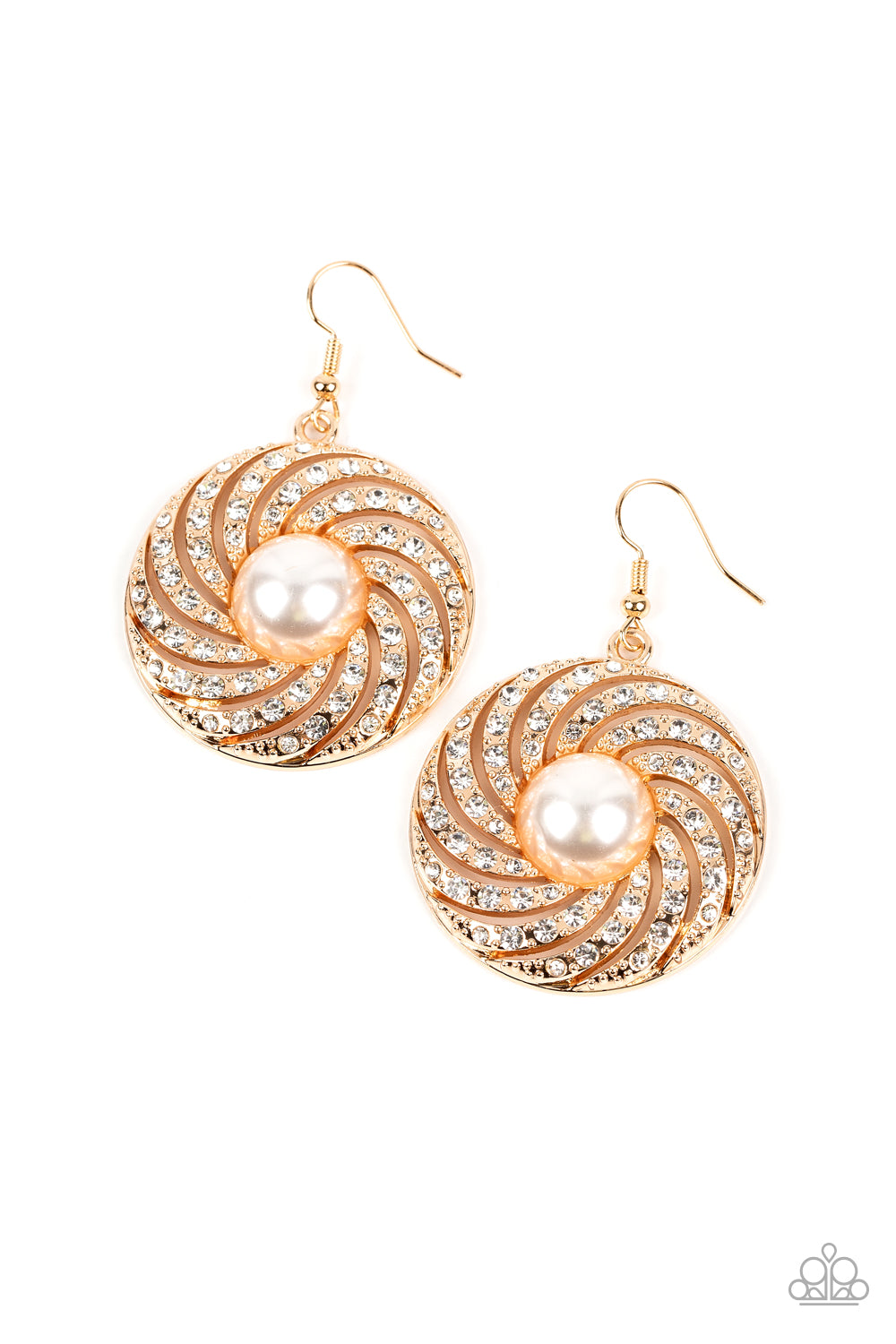 VINTAGE VORTEX GOLD-EARRINGS