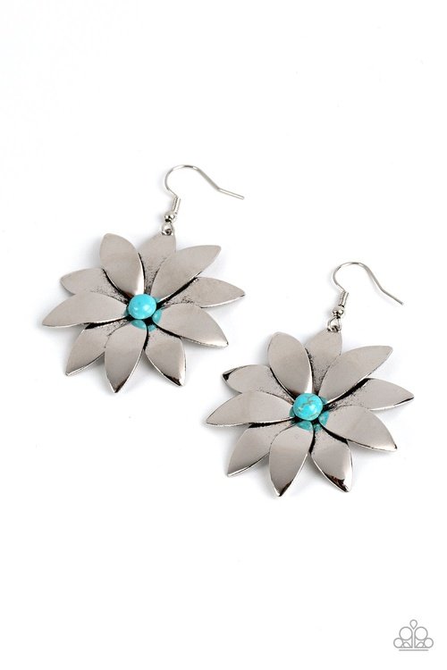 PINWHEEL PRAIRIES BLUE-EARRINGS