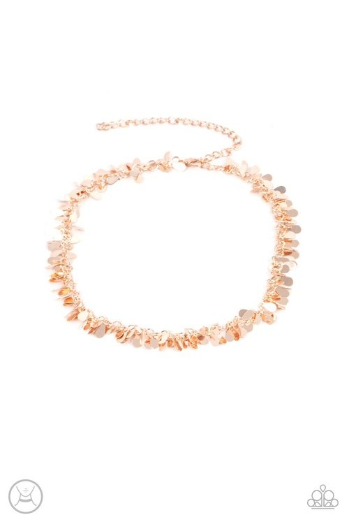 SURREAL SHIMMER ROSEGOLD-NECKLACE