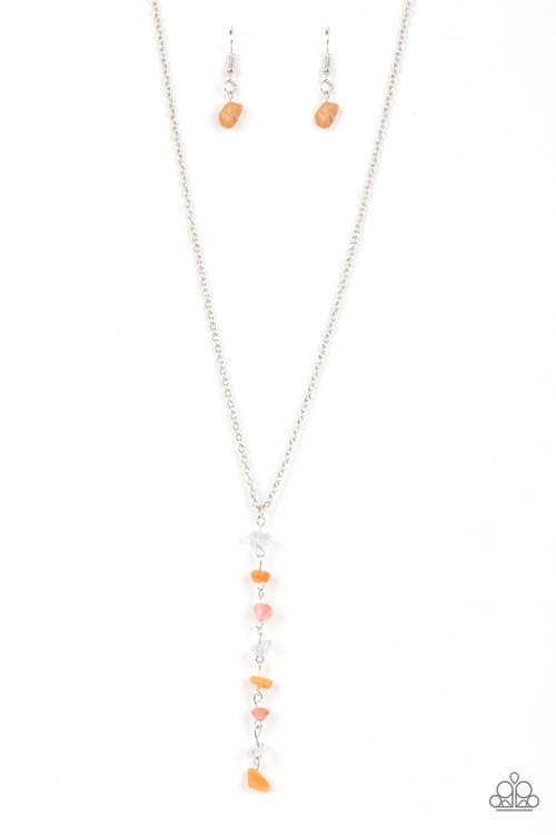 TRANQUIL TIDINGS ORANGE-NECKLACE