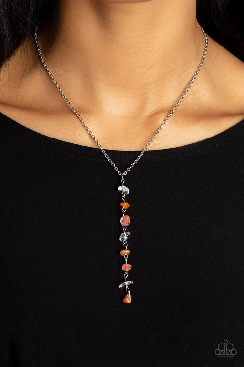 TRANQUIL TIDINGS ORANGE-NECKLACE