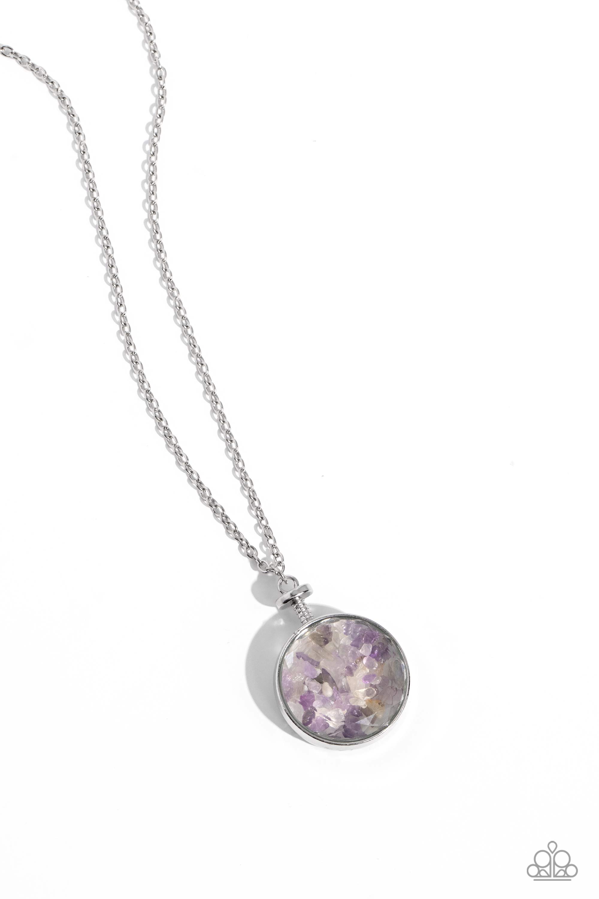 GEO MINE PURPLE-NECKLACE