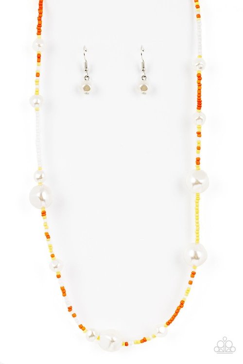 MODERN MARINA ORANGE-NECKLACE