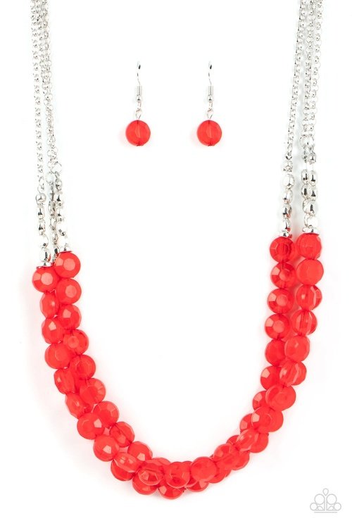 PACIFIC PICNIC RED-NECKLACE