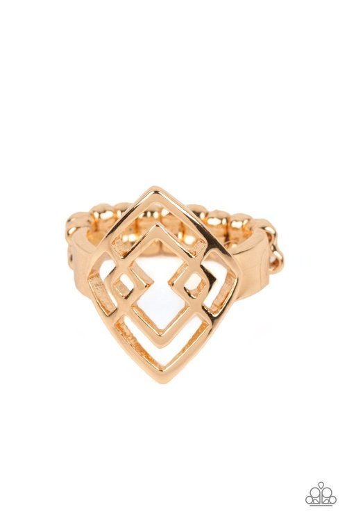 DIAMOND DUO GOLD-RING