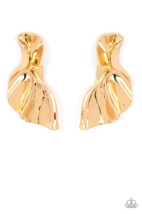 METAL PHYSICAL MOOD GOLD-EARRINGS