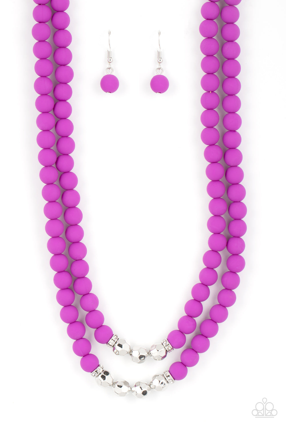 SUMMER SPLASH PURPLE-NECKLACE