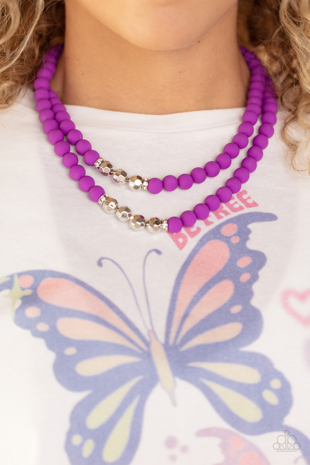 SUMMER SPLASH PURPLE-NECKLACE