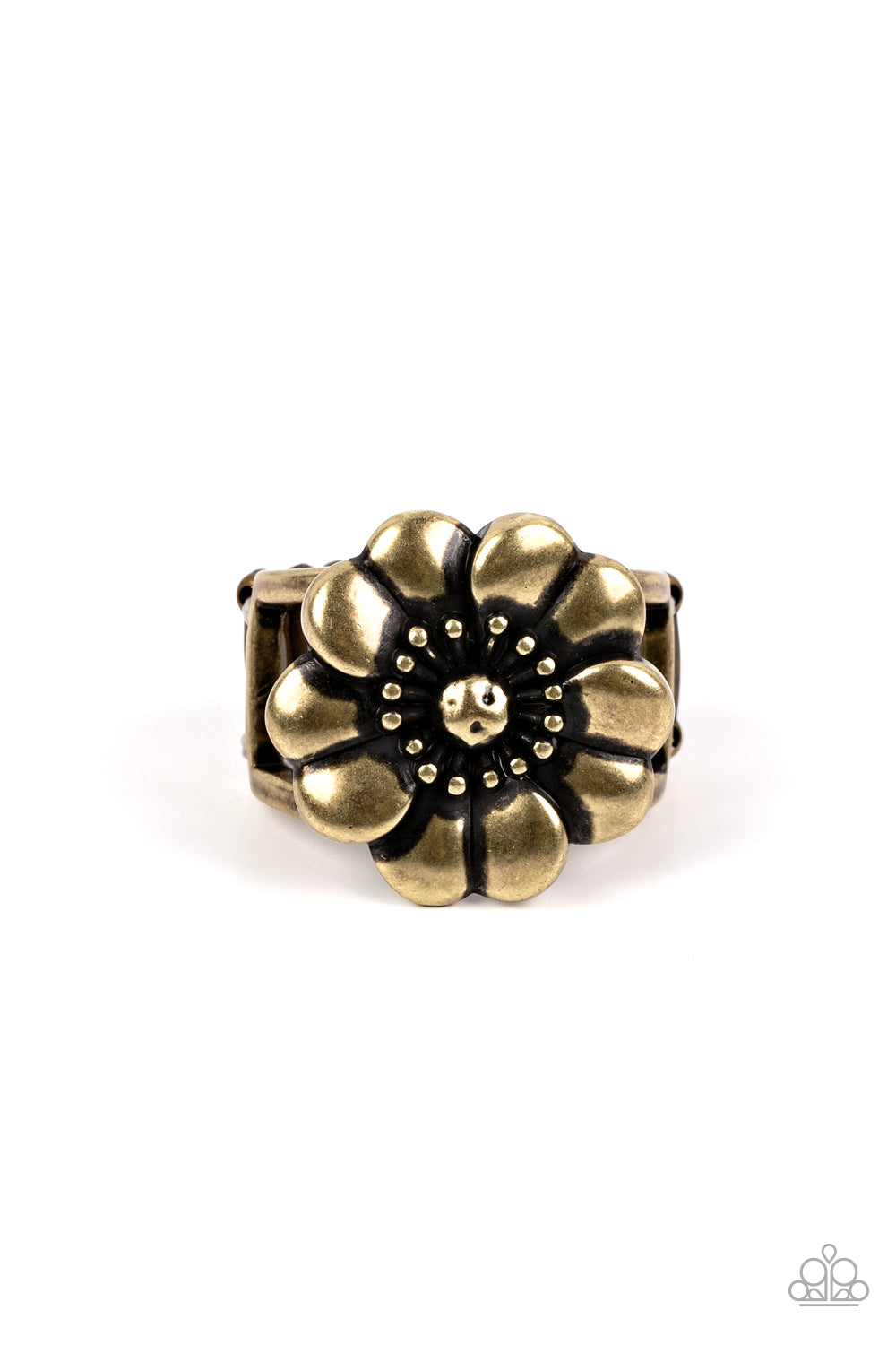 FLORAL FARMSTEAD BRASS-RING