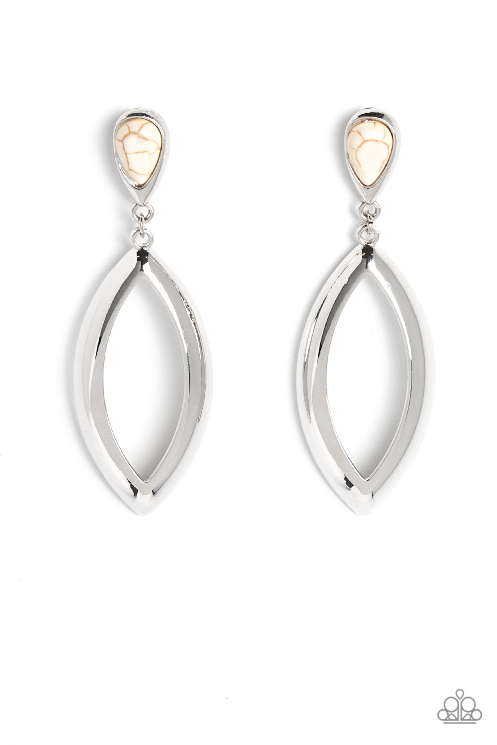 ARTISAN ANTHEM WHITE-EARRINGS