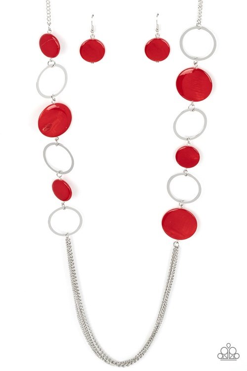 BEACH HUB RED-NECKLACE