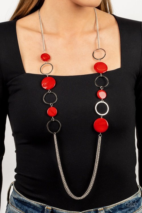 BEACH HUB RED-NECKLACE