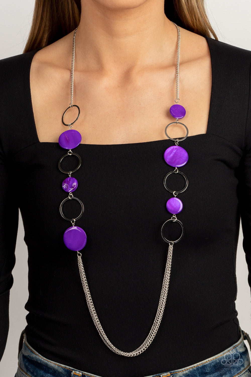 BEACH HUB PURPLE-NECKLACE