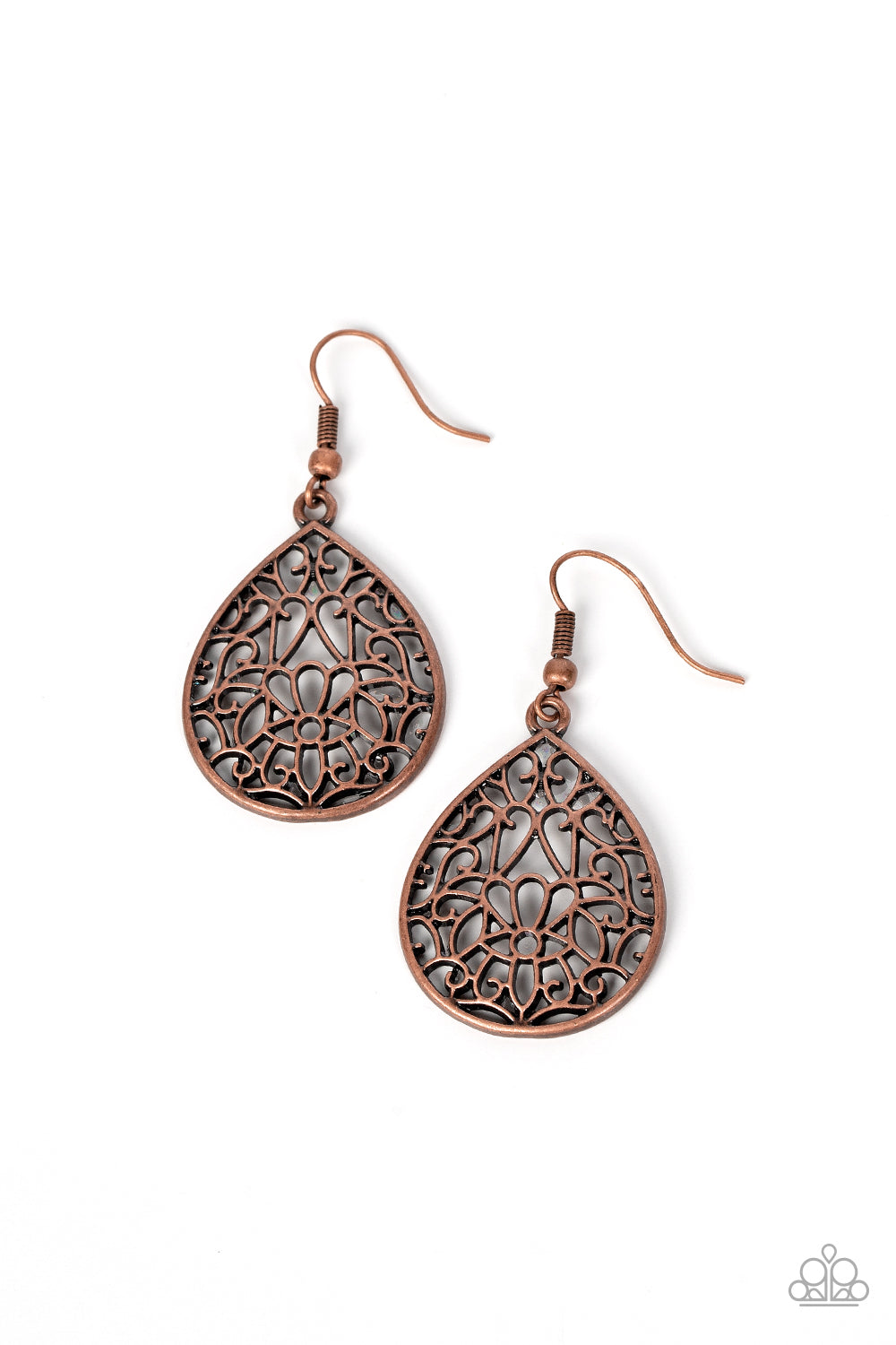 VALLEY ESTATE COPPER-EARRINGS