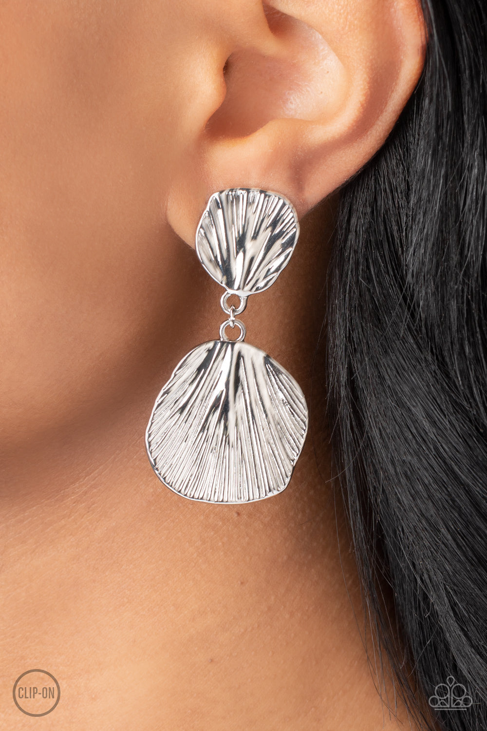 METRO MERMAID SILVER-EARRINGS