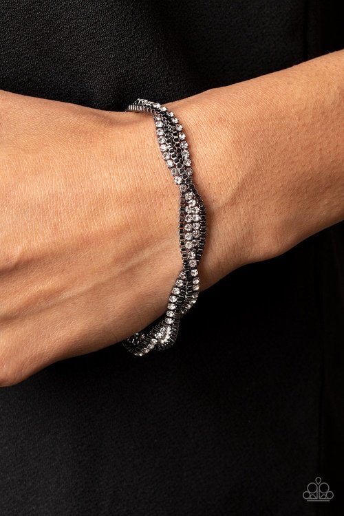 BOX OFFICE BLING BLACK-BRACELET