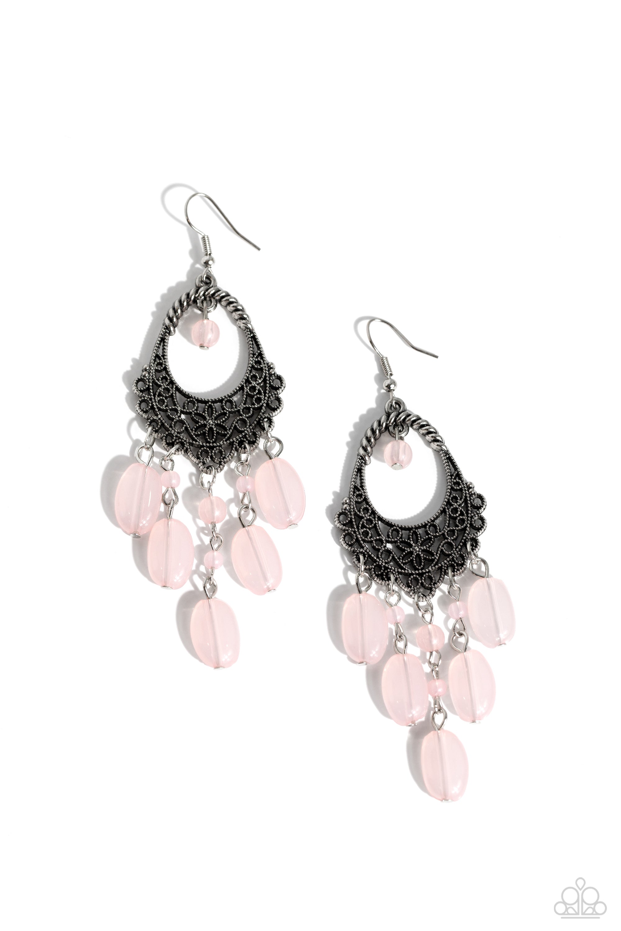 BOTANICAL ESCAPE PINK-EARRINGS