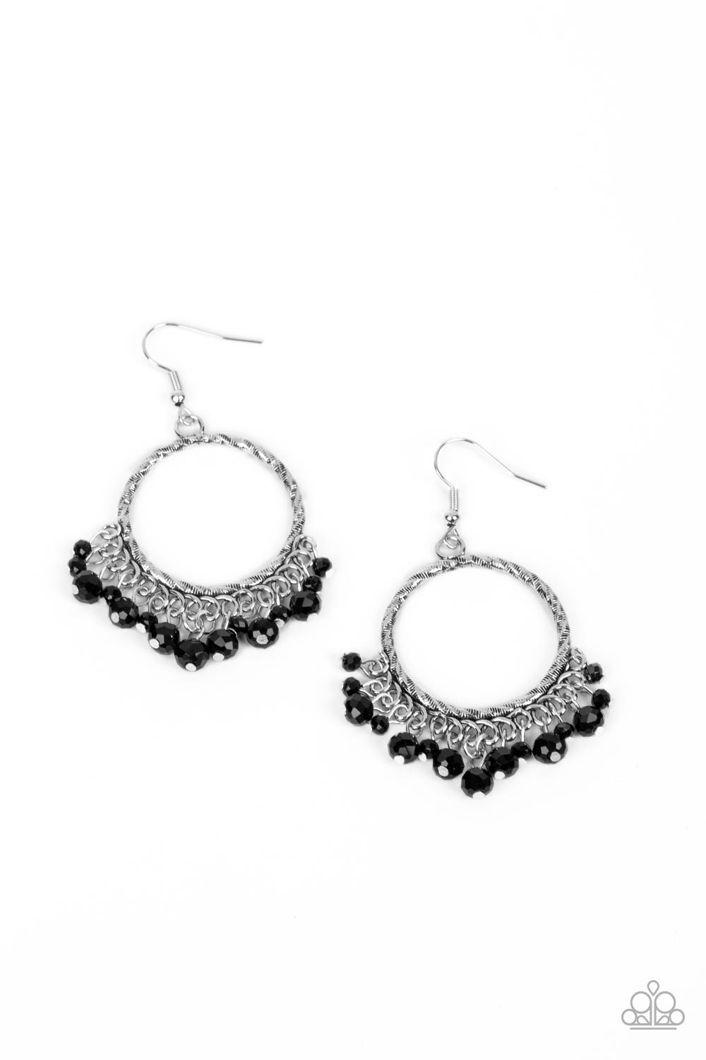 AS IF BY MAGIC BLACK-EARRINGS