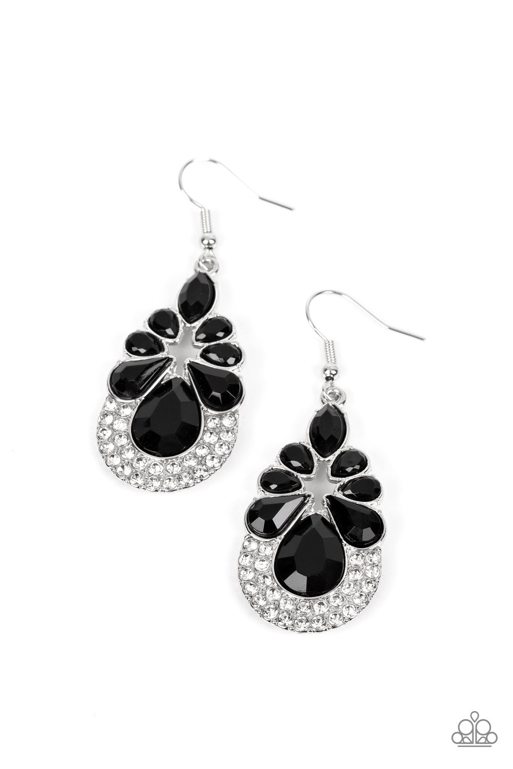 BEACHFRONT FORMAL BLACK-EARRINGS