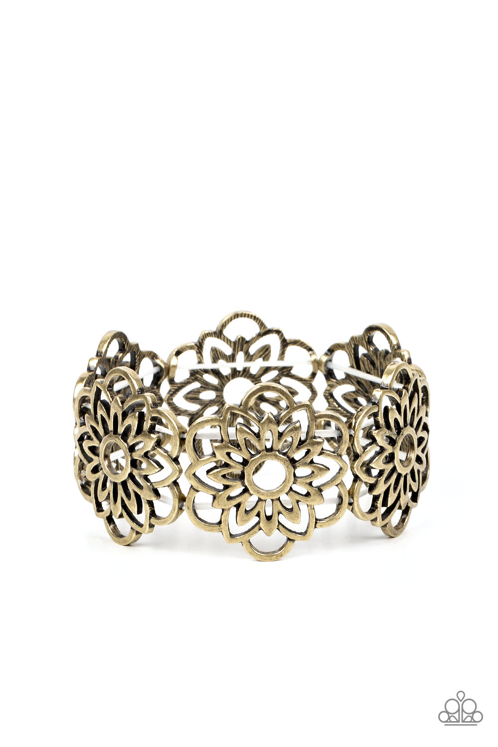 BAROQUE BOUQUET BRASS-BRACELET