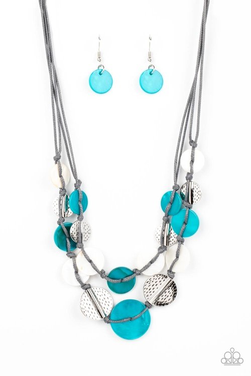 BAREFOOT BEACHES BLUE-NECKLACE