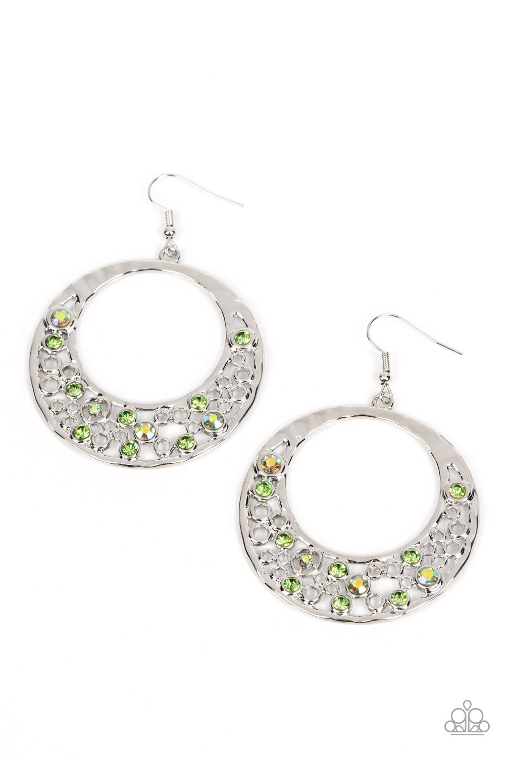 ENCHANTED EFFERVESCENCE GREEN-EARRINGS