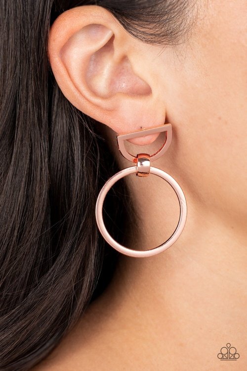 CONTOUR GUIDE COPPER-EARRINGS