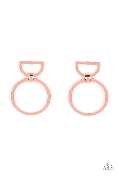 CONTOUR GUIDE COPPER-EARRINGS