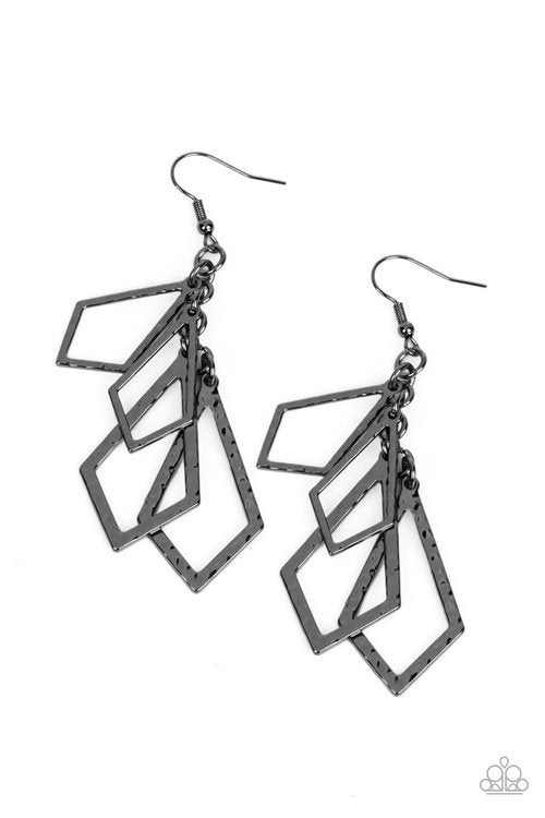 TOTALLY TERRA-IFIC BLACK-EARRINGS