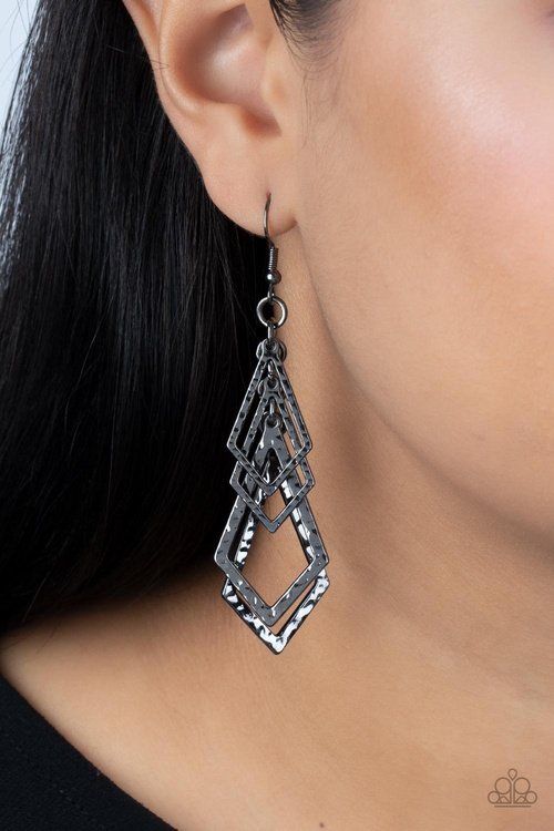 TOTALLY TERRA-IFIC BLACK-EARRINGS