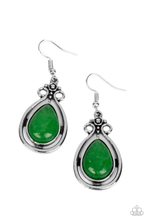 MOUNTAIN MANTRA GREEN-EARRINGS