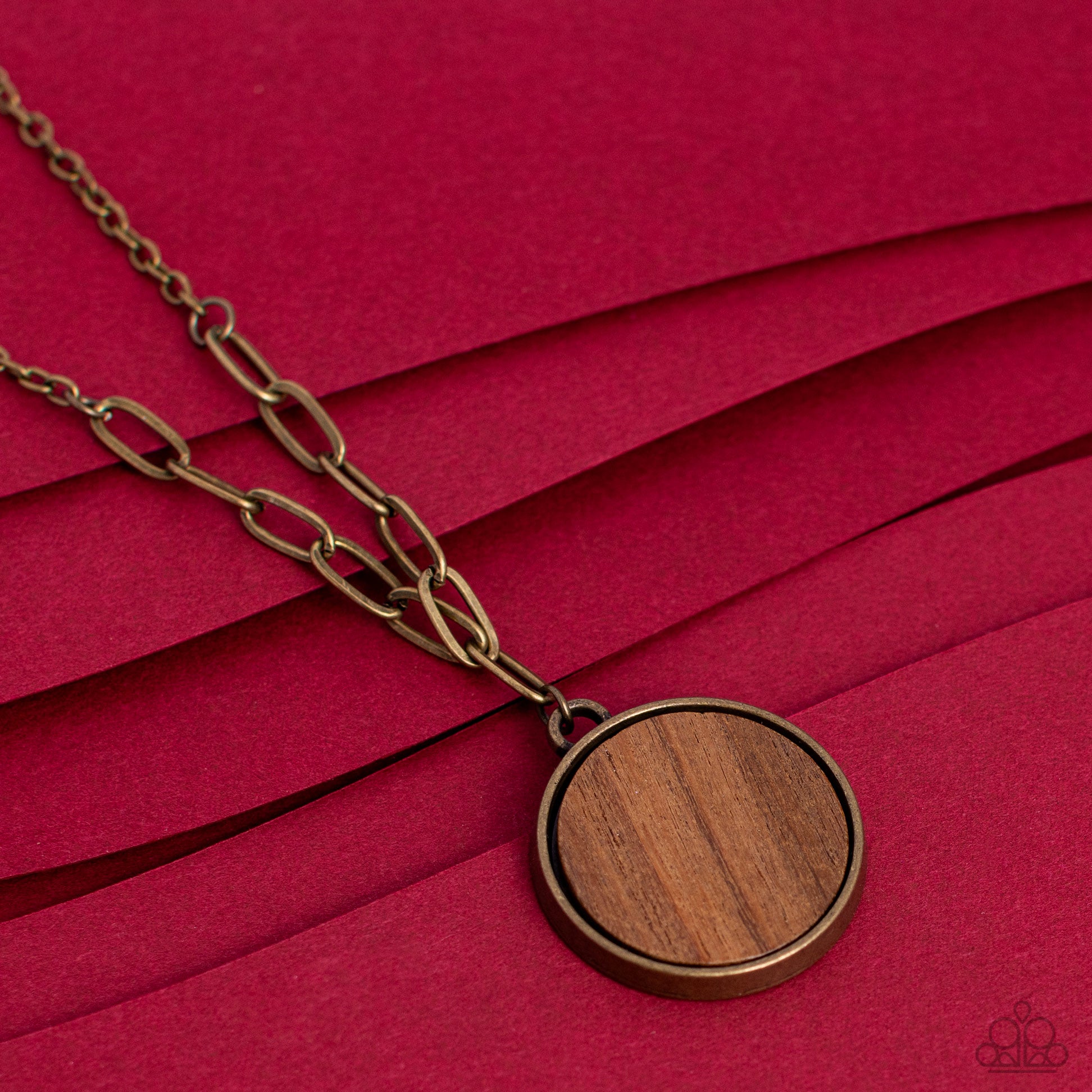 WOODNT DREAM OF IT BRASS-NECKLACE