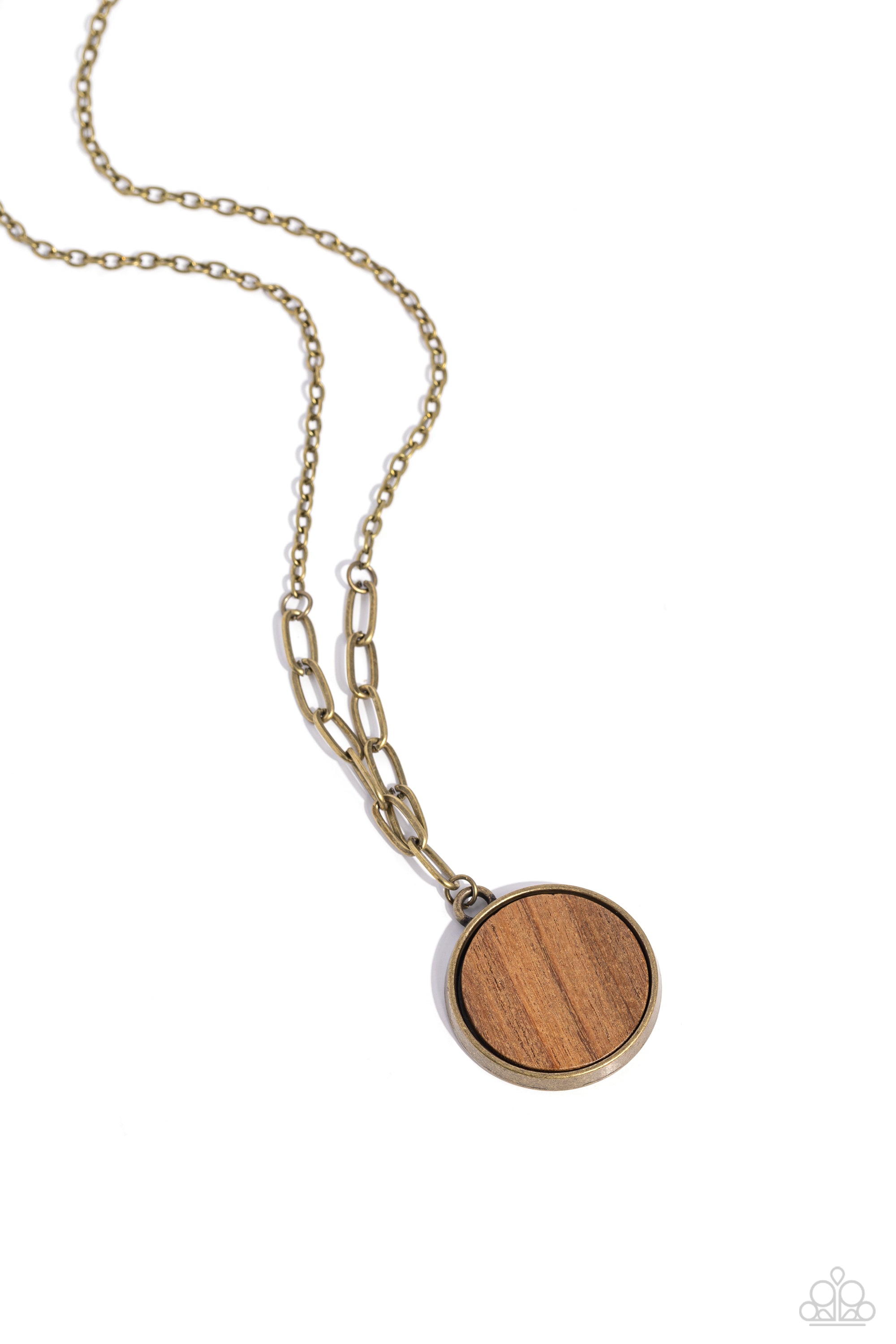 WOODNT DREAM OF IT BRASS-NECKLACE