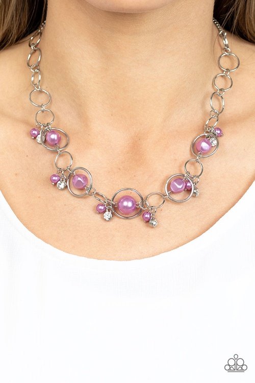 THINK OF THE POSH-IBILITIES! PURPLE-NECKLACE