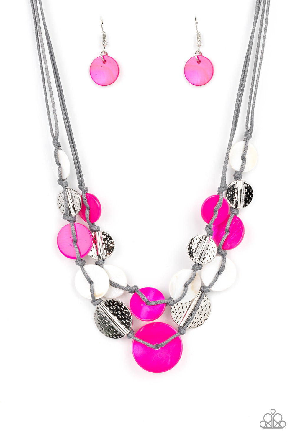 BAREFOOT BEACHES PINK-NECKLACE