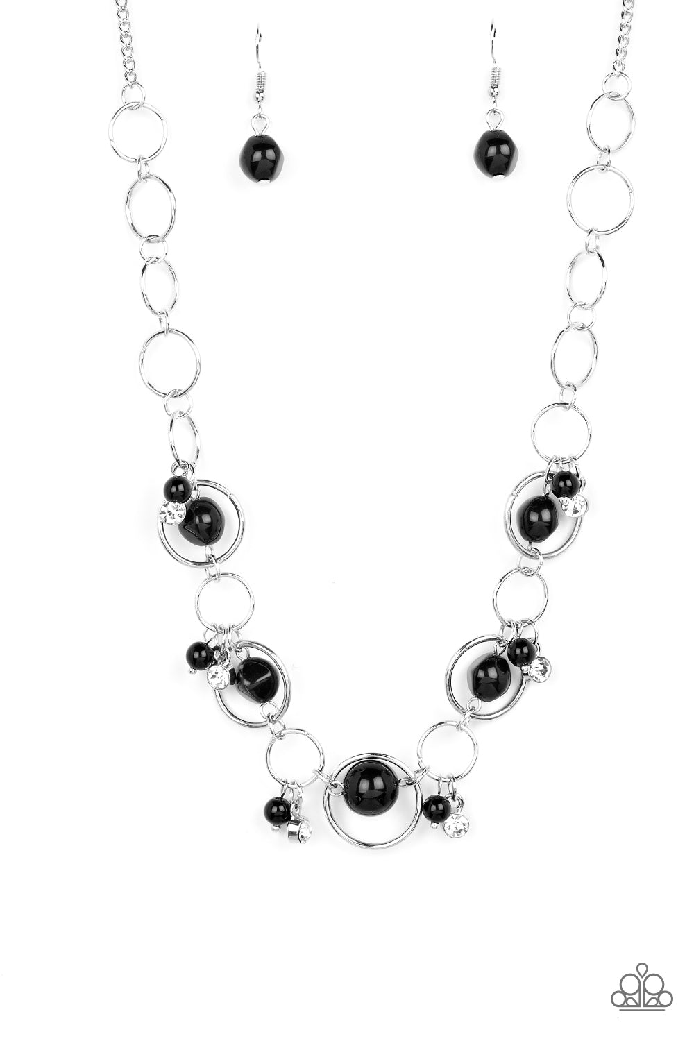 THINK OF THE POSH-IBILITIES! BLACK-NECKLACE