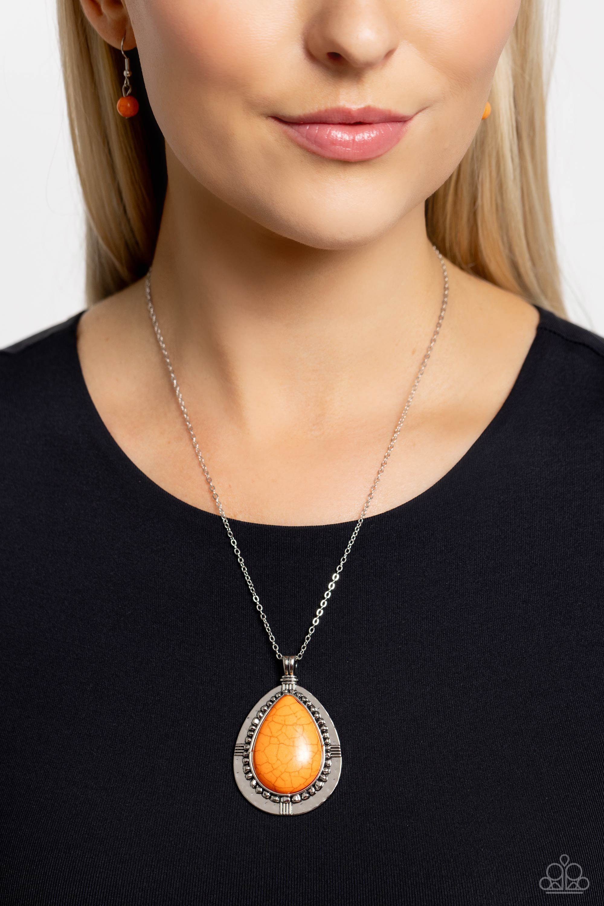 WESTERN WILDERNESS ORANGE-NECKLACE