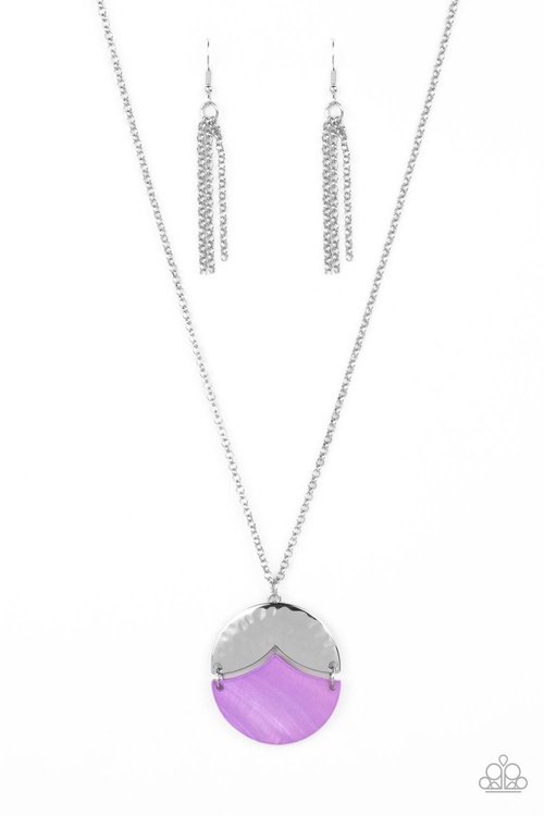 SEASIDE SABBATICAL PURPLE-NECKLACE