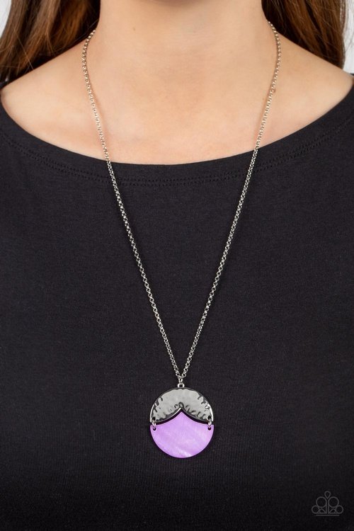 SEASIDE SABBATICAL PURPLE-NECKLACE