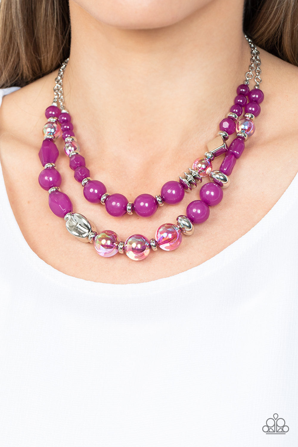 MERE MAGIC PURPLE-NECKLACE