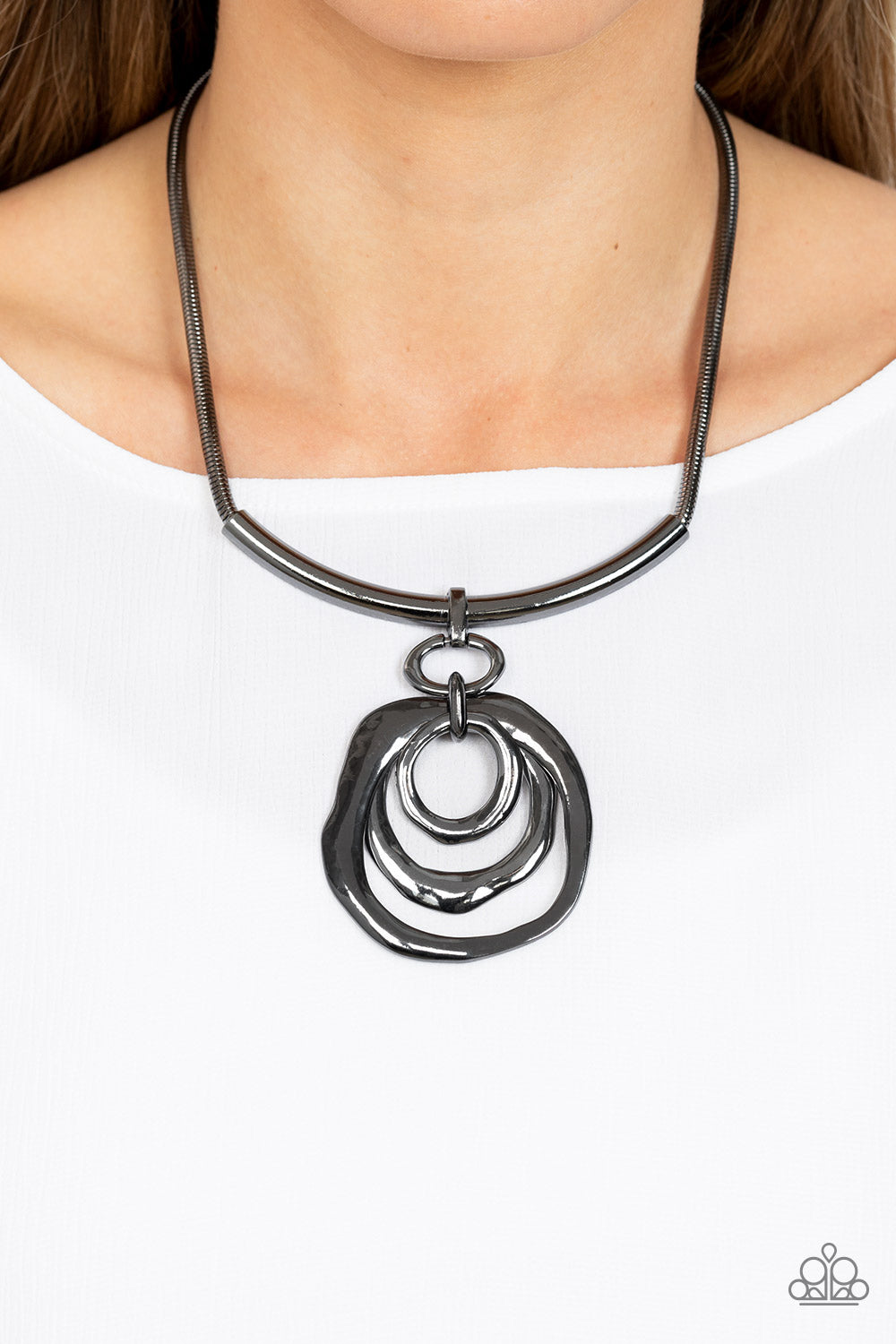 FORGED IN FABULOUS BLACK-NECKLACE