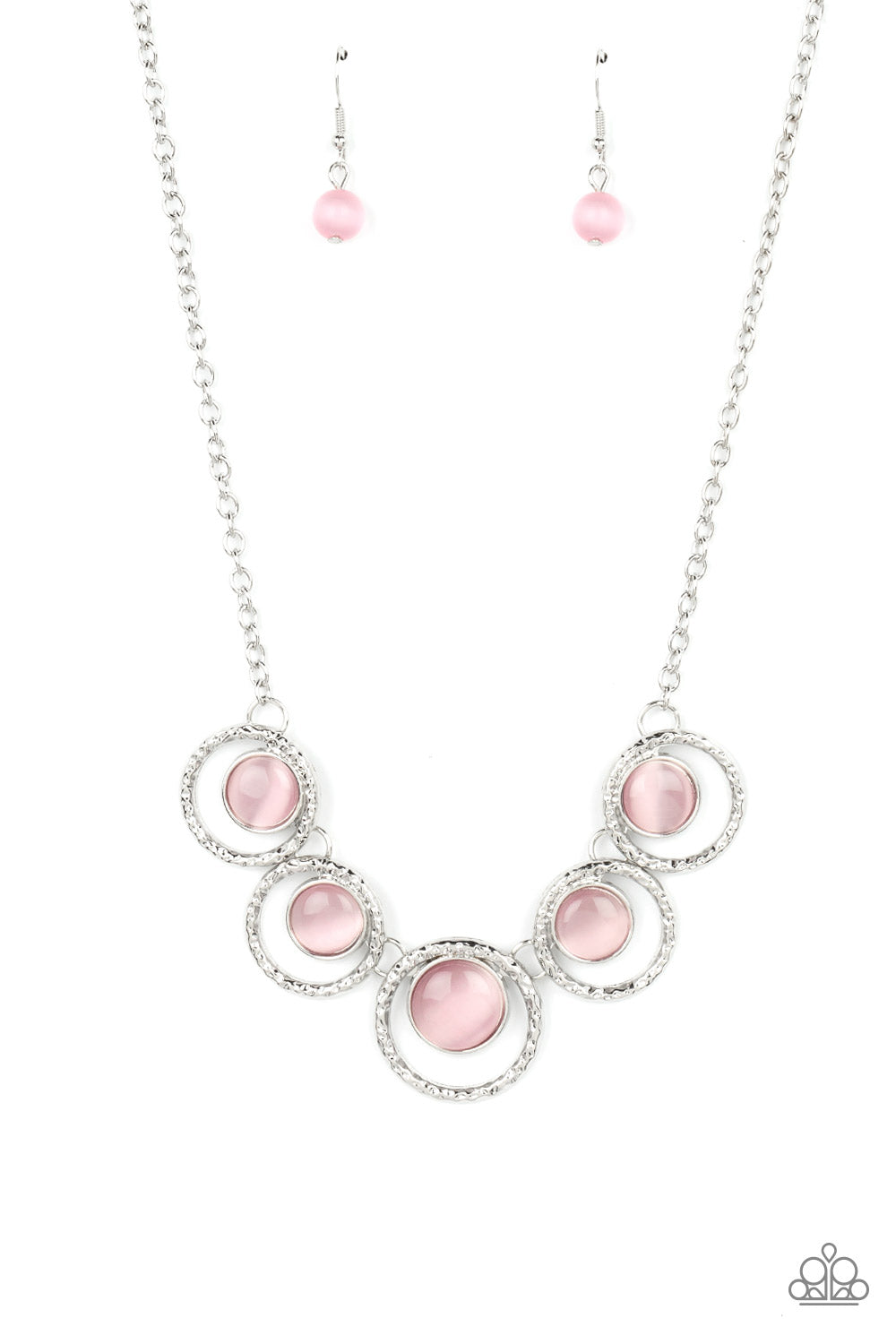 ELLIPTICAL ENCHANTMENT PINK-NECKLACE