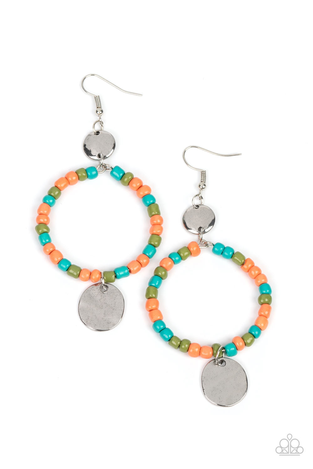 CAYMAN CATCH ORANGE-EARRINGS