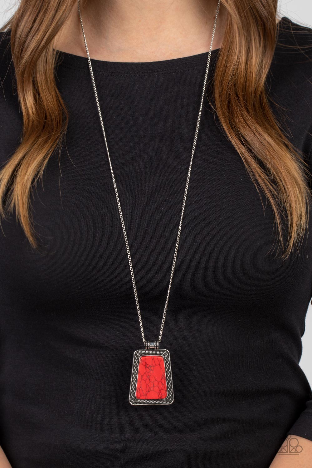 PRIVATE PLATEAU RED-NECKLACE