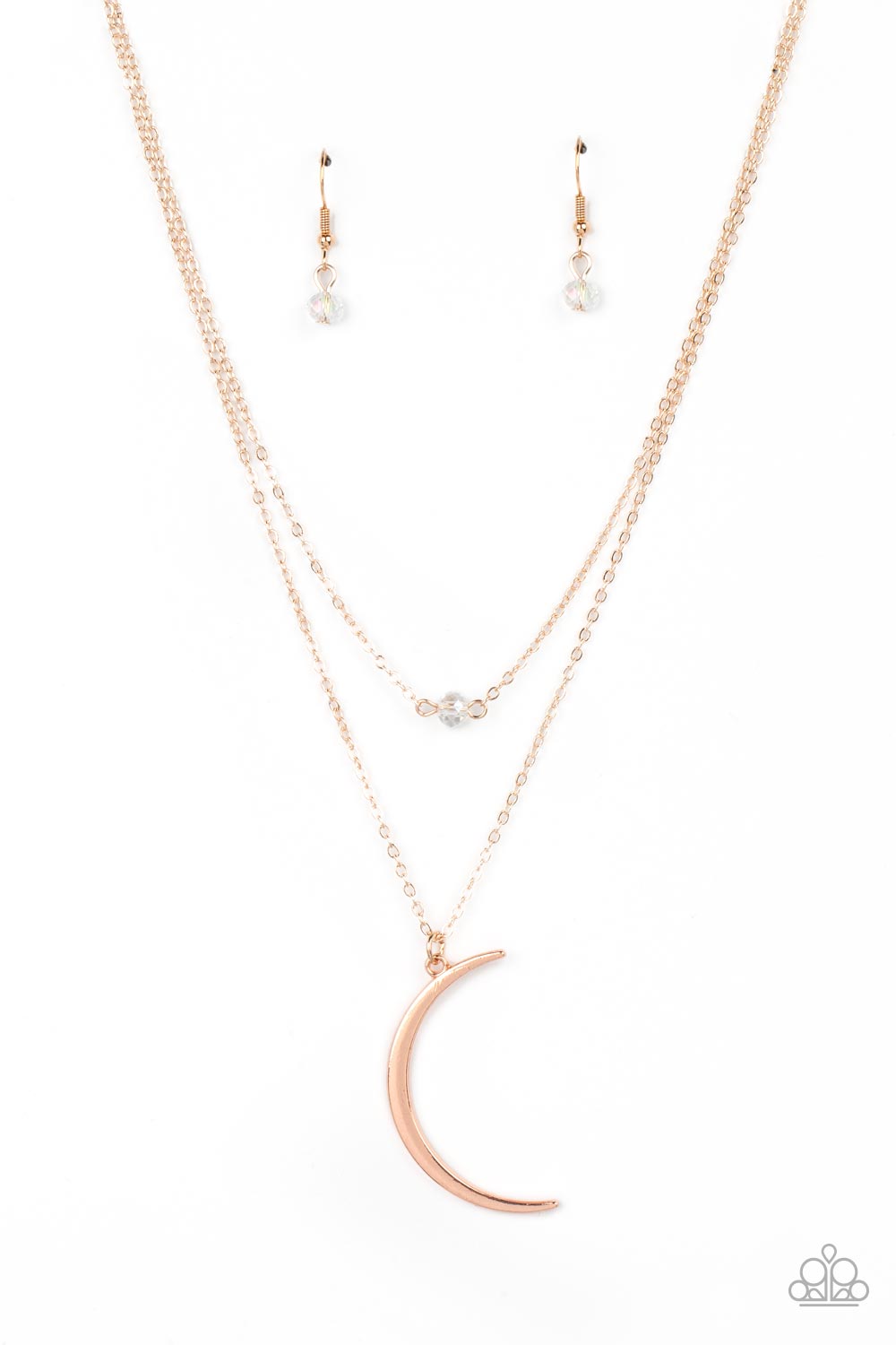 MODERN MOONBEAM ROSEGOLD-NECKLACE