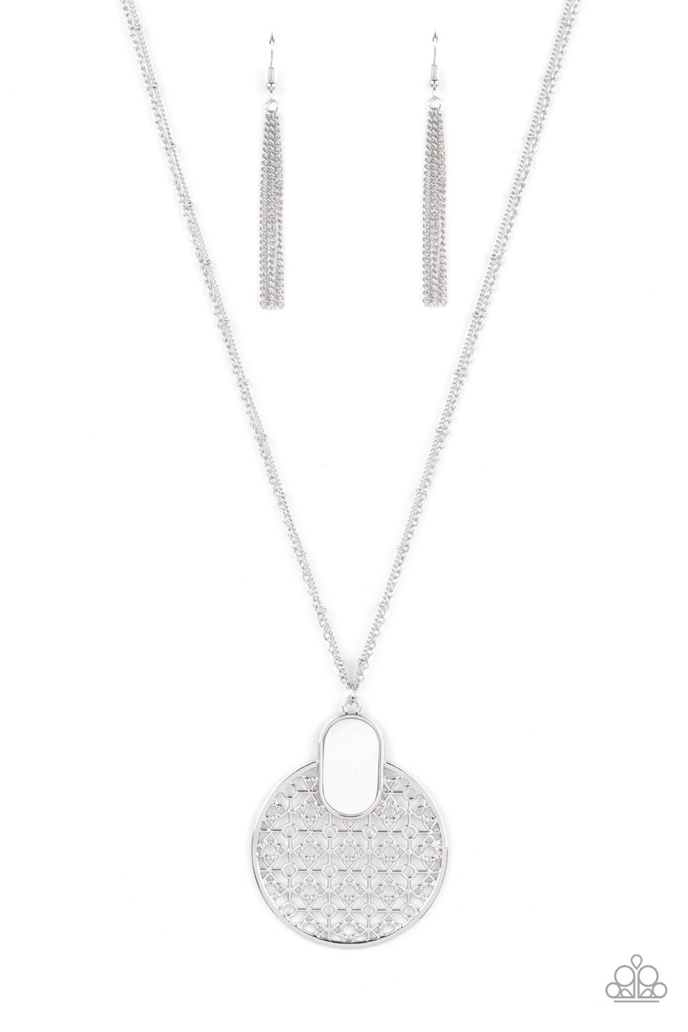 SOUTH BEACH BEAUTY WHITE-NECKLACE