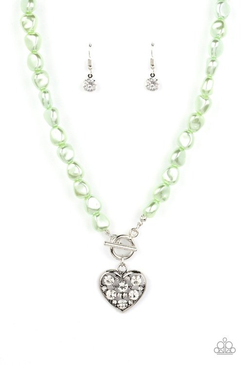 COLOR ME SMITTEN GREEN-NECKLACE