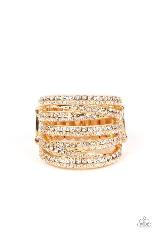 KNOCK-OUT OPULENCE GOLD-RING