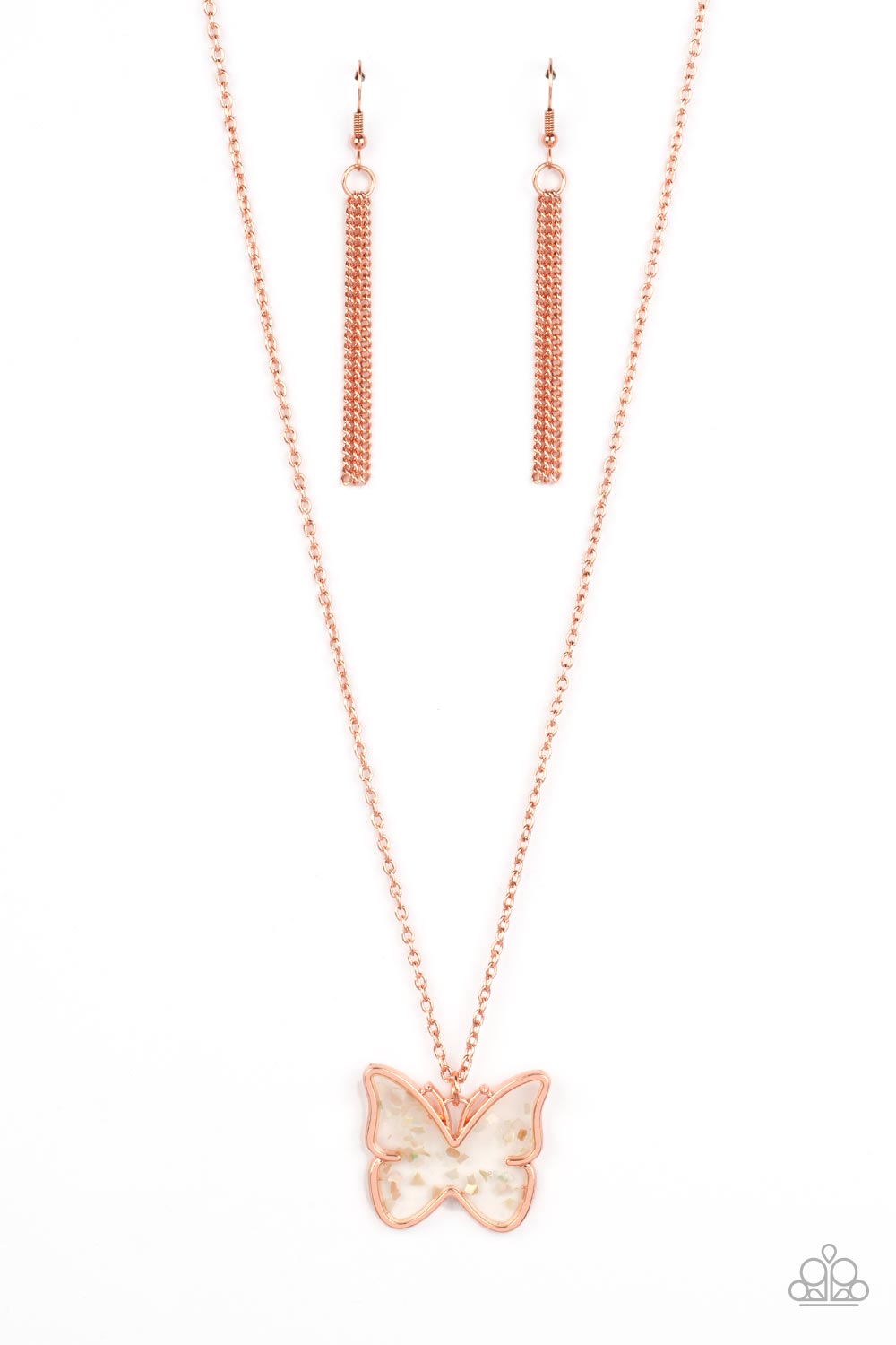 GIVES ME BUTTERFLIES COPPER-NECKLACE