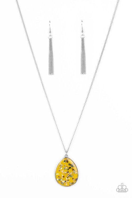 SHIMMERING SEAFLOORS YELLOW-NECKLACE